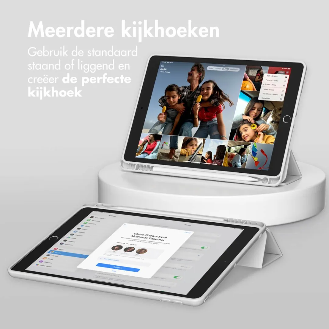 Accezz Tablethoes SH00071298 - Apple iPad 10.2" Grijs