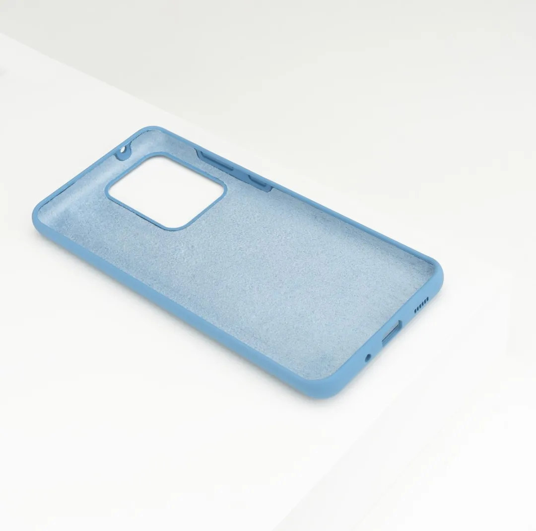 BMAX Siliconen Hoesje Samsung Galaxy S20 Ultra - Blauw