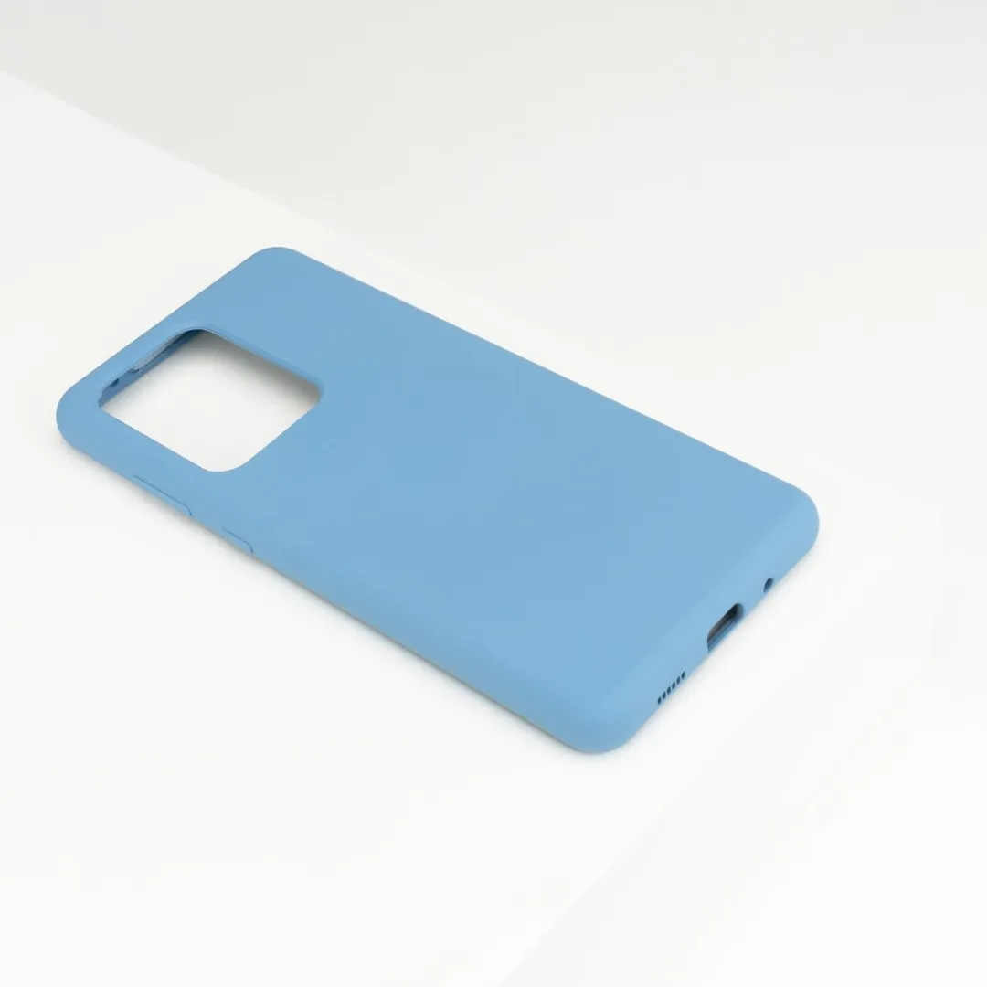 BMAX Siliconen Hoesje Samsung Galaxy S20 Ultra - Blauw
