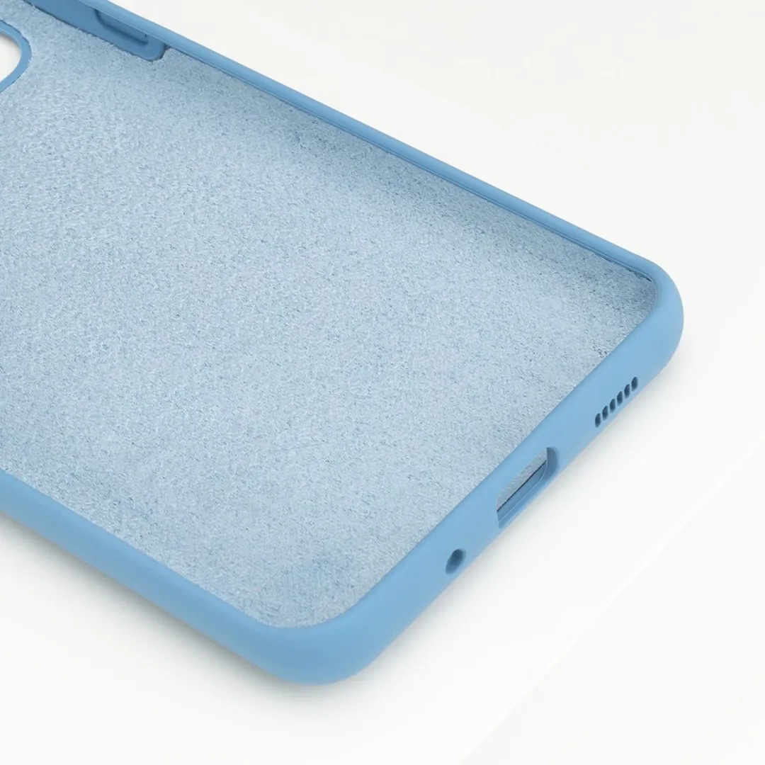 BMAX Siliconen Hoesje Samsung Galaxy S20 Ultra - Blauw