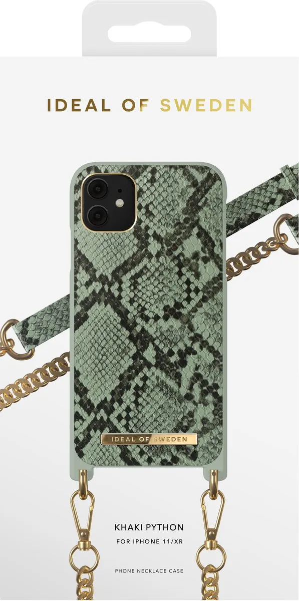 iDeal of Sweden Phone Necklace Case iPhone 11/XR - Kaki - afbeelding 5 van 6