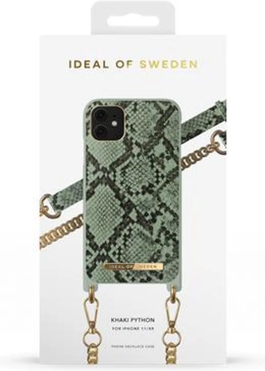iDeal of Sweden Phone Necklace Case iPhone 11/XR - Kaki - afbeelding 4 van 6