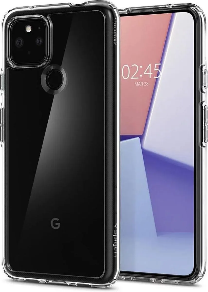 Spigen Ultra Hybrid Hoesje ACS01881 - Pixel 4a 5G Transparant