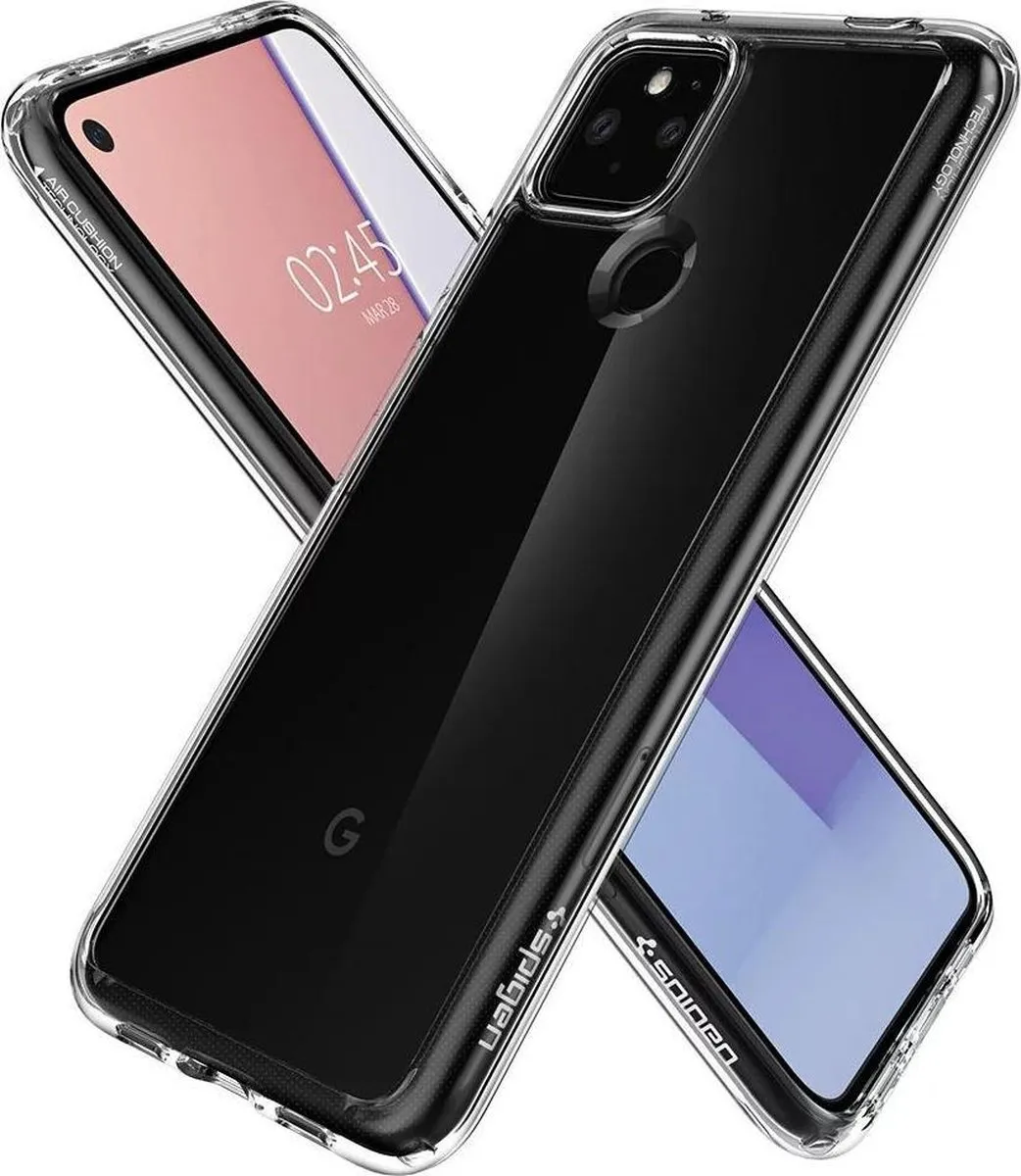 Spigen Ultra Hybrid Hoesje ACS01881 - Pixel 4a 5G Transparant