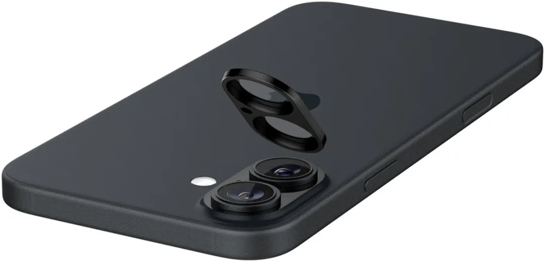 Spigen AGL07922 Camera Lens Protector - 2 Stuks - Zwart