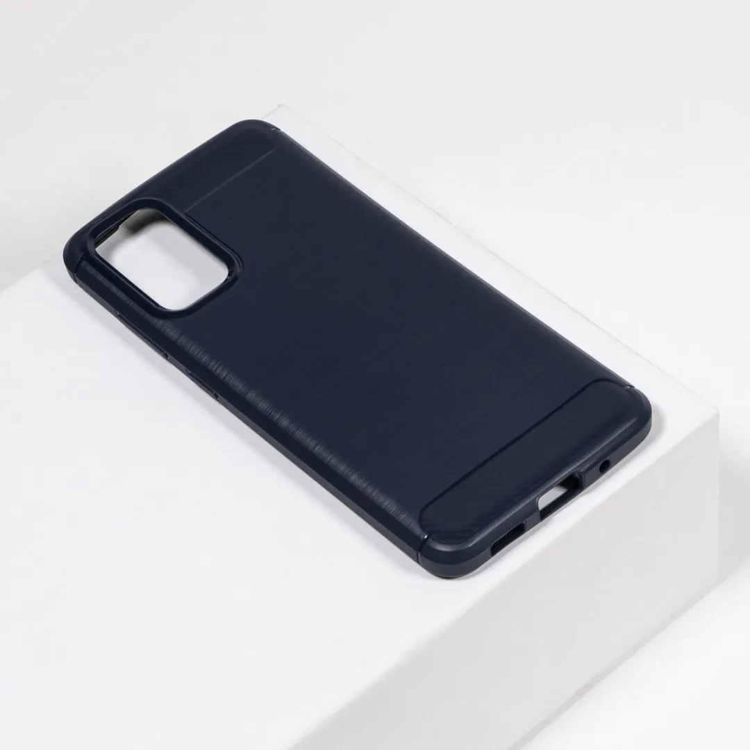 BMAX Carbon Soft Case Samsung Galaxy S20 Plus - Blauw - BMAX31351