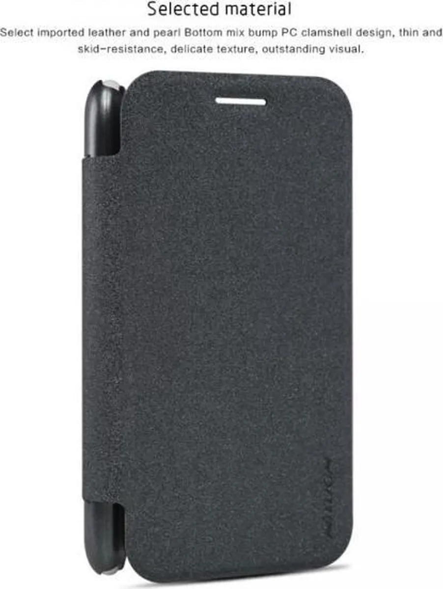 Nillkin Leather Case Samsung Galaxy J1 Sparkle Series - Zwart - afbeelding 3 van 6