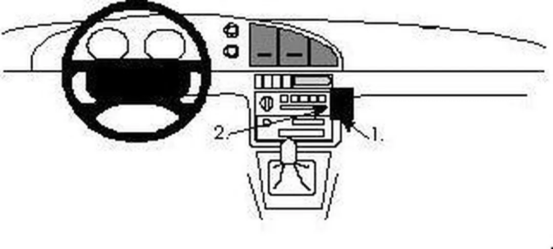 Brodit Proclip Angled Mount 852184