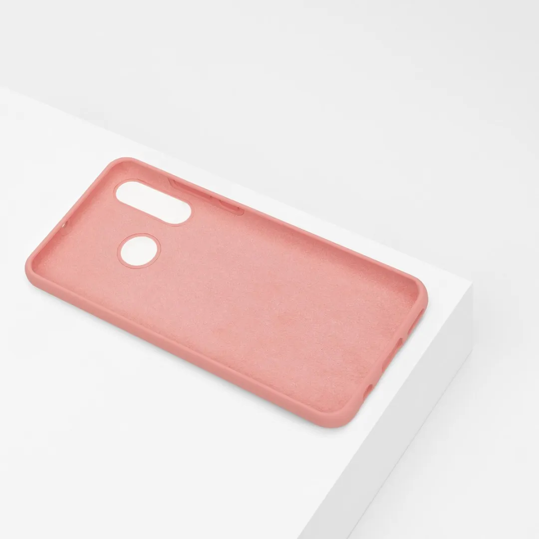 BMAX Siliconen Hoesje Huawei P30 Lite - Peach