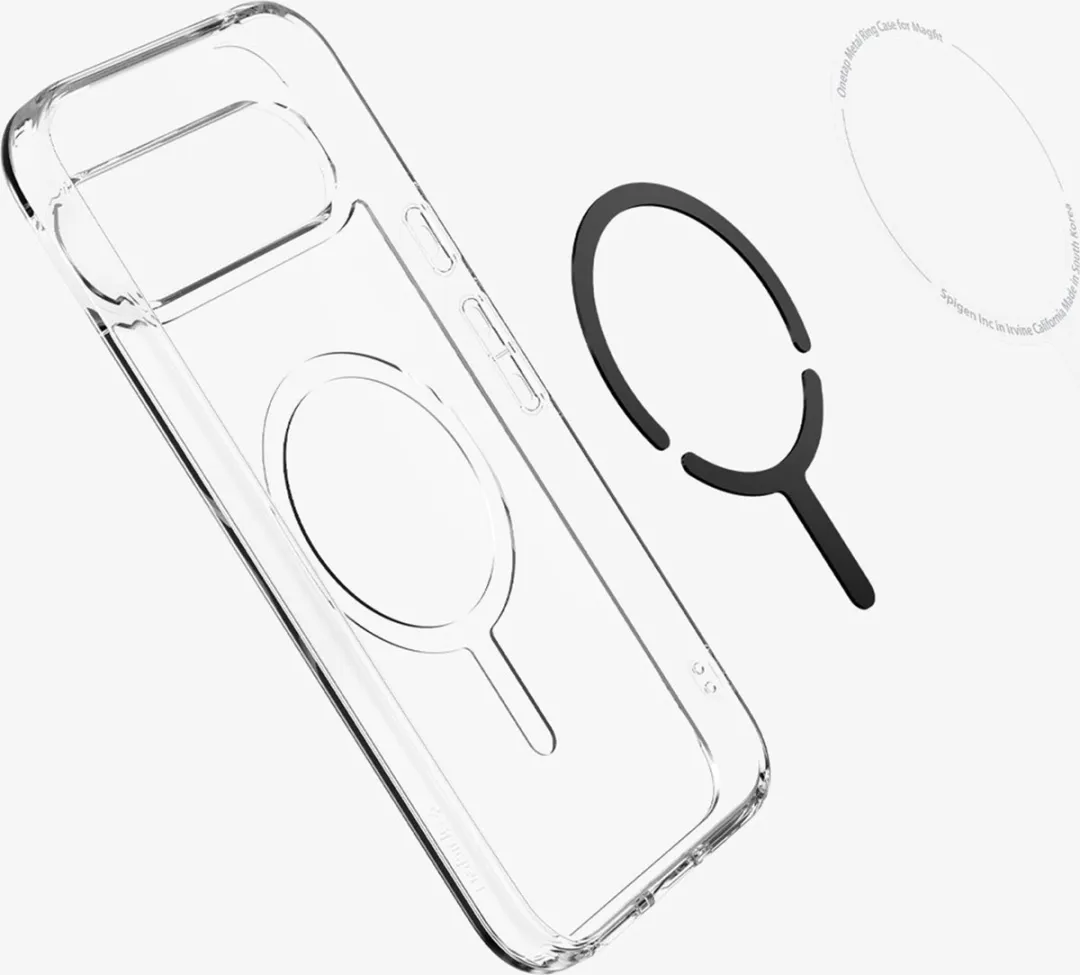 Spigen Ultra Hybrid Metal Ring MagFit ACS07720 Hoesje - Wit