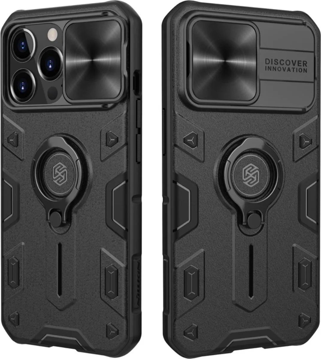 Nillkin CamShield Armor iPhone 13 Pro Max - Camera Slider - Zwart - afbeelding 2 van 6