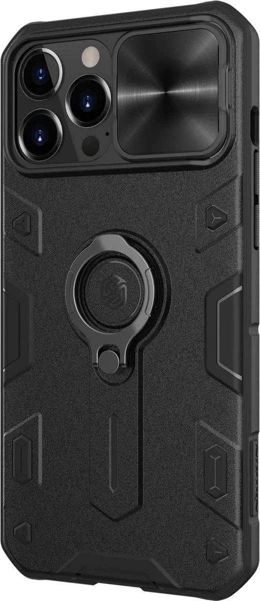 Nillkin CamShield Armor iPhone 13 Pro Max - Camera Slider - Zwart - afbeelding 6 van 6