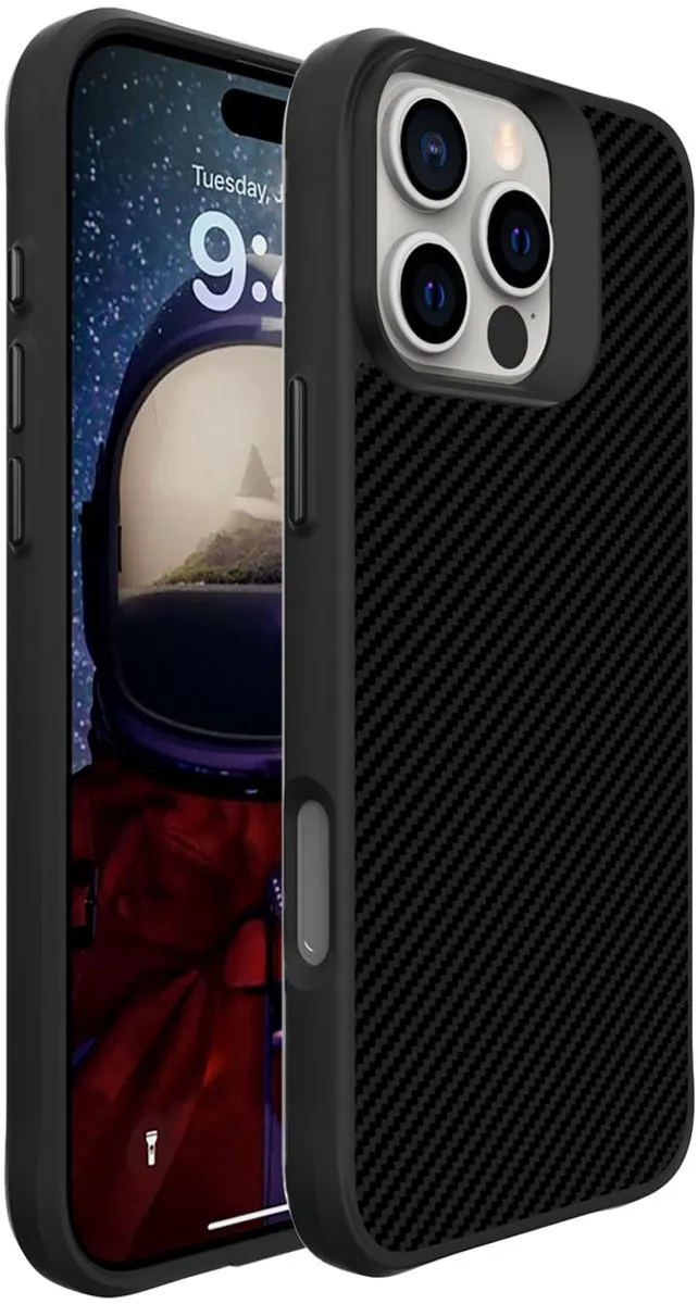 Imoshion Hybrid Carbon Hoesje iPhone 16 Pro