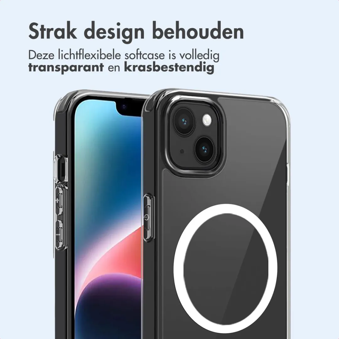 Imoshion Hoesje iPhone 14 Plus - Transparant met MagSafe Ring - afbeelding 6 van 6