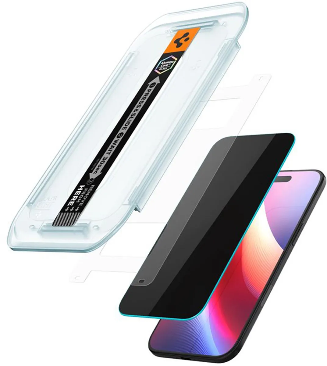 Spigen GLAStR EZ Fit Privacy Pro HD AGL09871 - iPhone Air