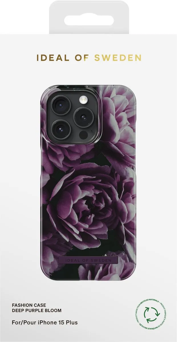 iDeal of Sweden iPhone 15 Pro Hoesje Deep Purple Bloom - IDFC-I2361P-486 - afbeelding 2 van 6