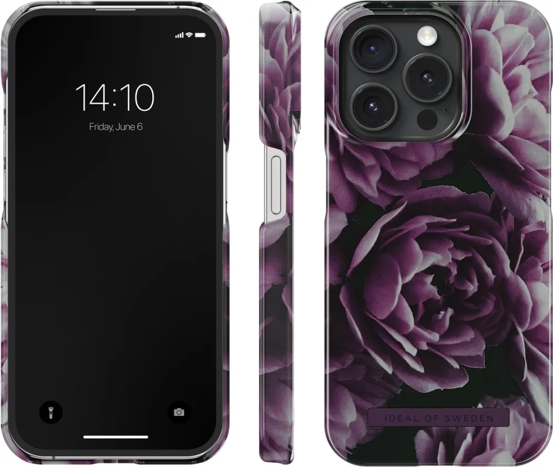 iDeal of Sweden iPhone 15 Pro Hoesje Deep Purple Bloom - IDFC-I2361P-486 - afbeelding 4 van 6