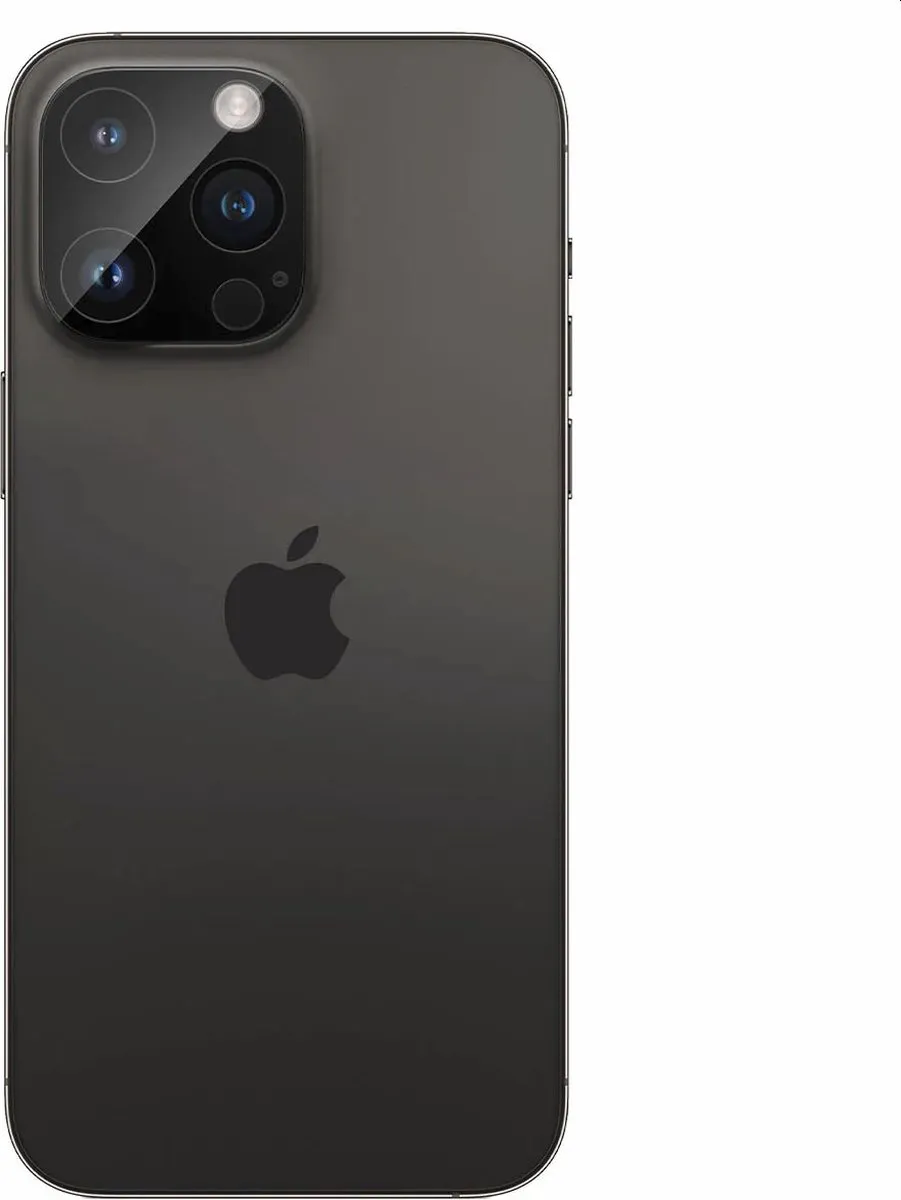 Spigen - Apple iPhone 14 Pro / 14 Pro Max camera lens screenprotector - Zwart - 2 pack
