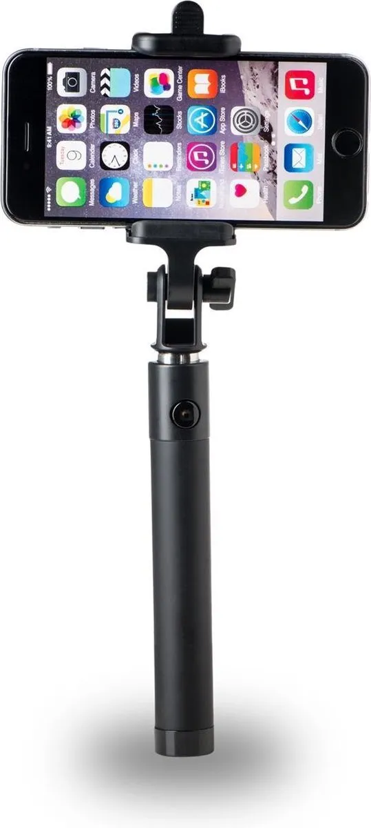 Azuri Selfiestick SS27-UB3.5-ACS 3.5mm - 10 Inch - 1 kg - Zwart