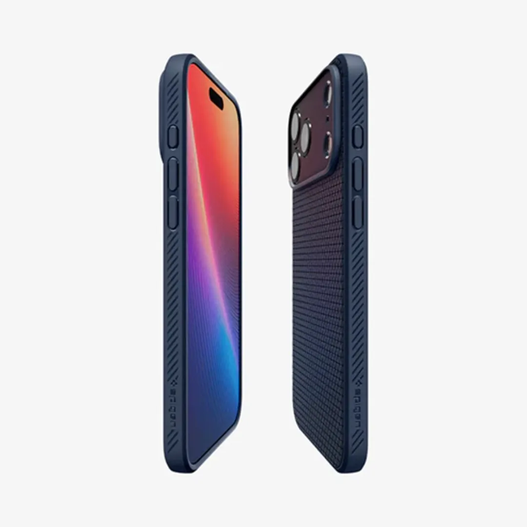 Spigen Liquid Air Backcover 13966 - iPhone 17 Pro - Blauw