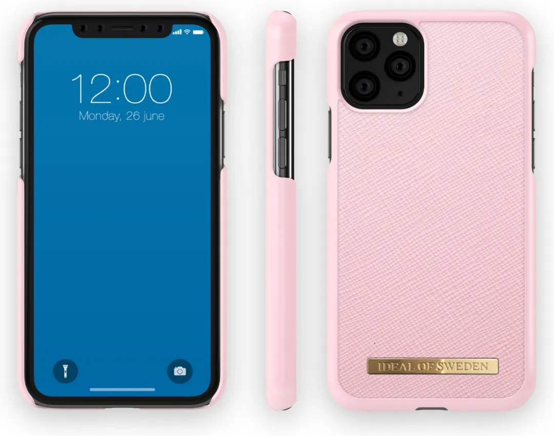 iDeal of Sweden Fashion Case Saffiano iPhone 11 Pro/X/XS - Roze - afbeelding 3 van 4