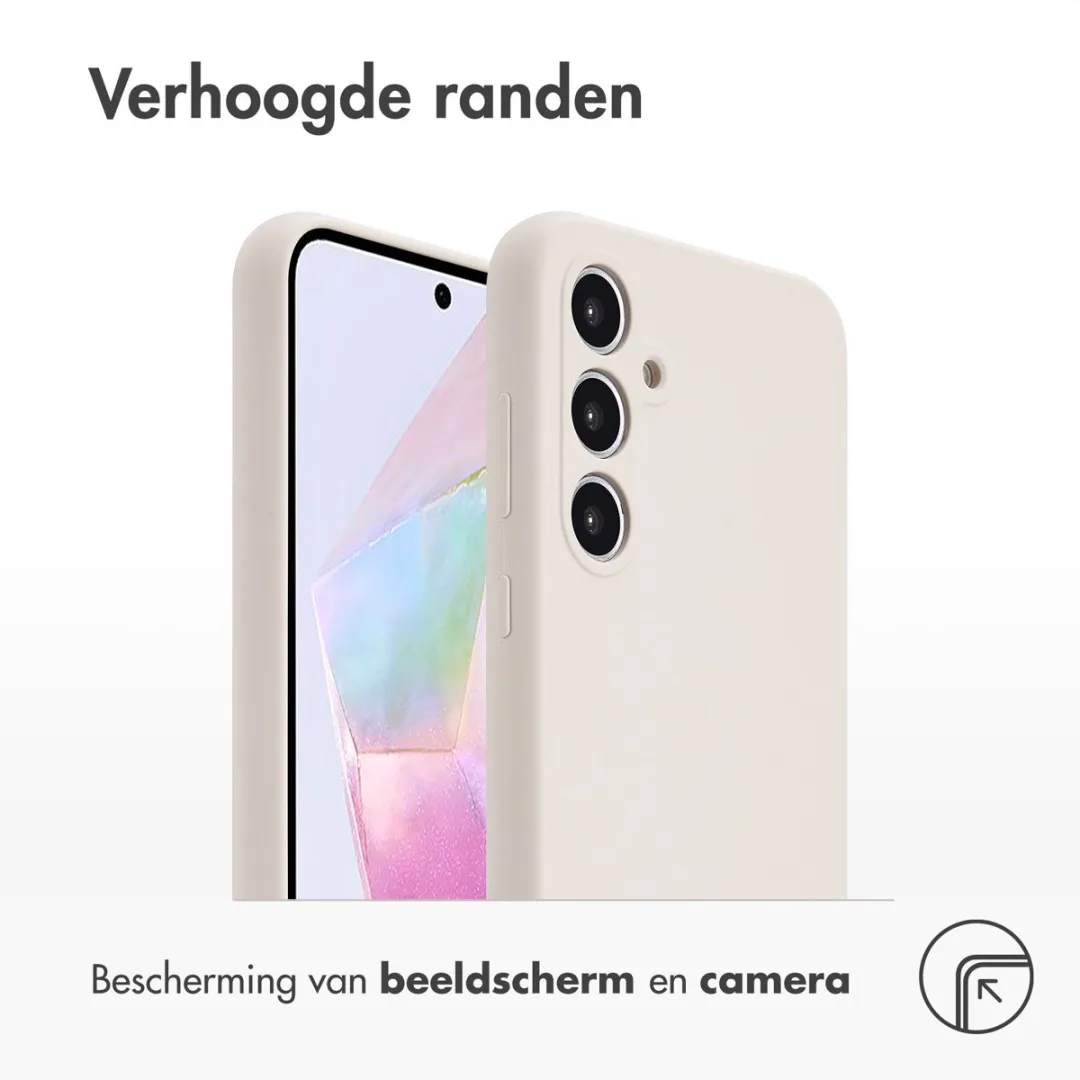 Accezz Hoesje Samsung Galaxy A35 Stone - Beige