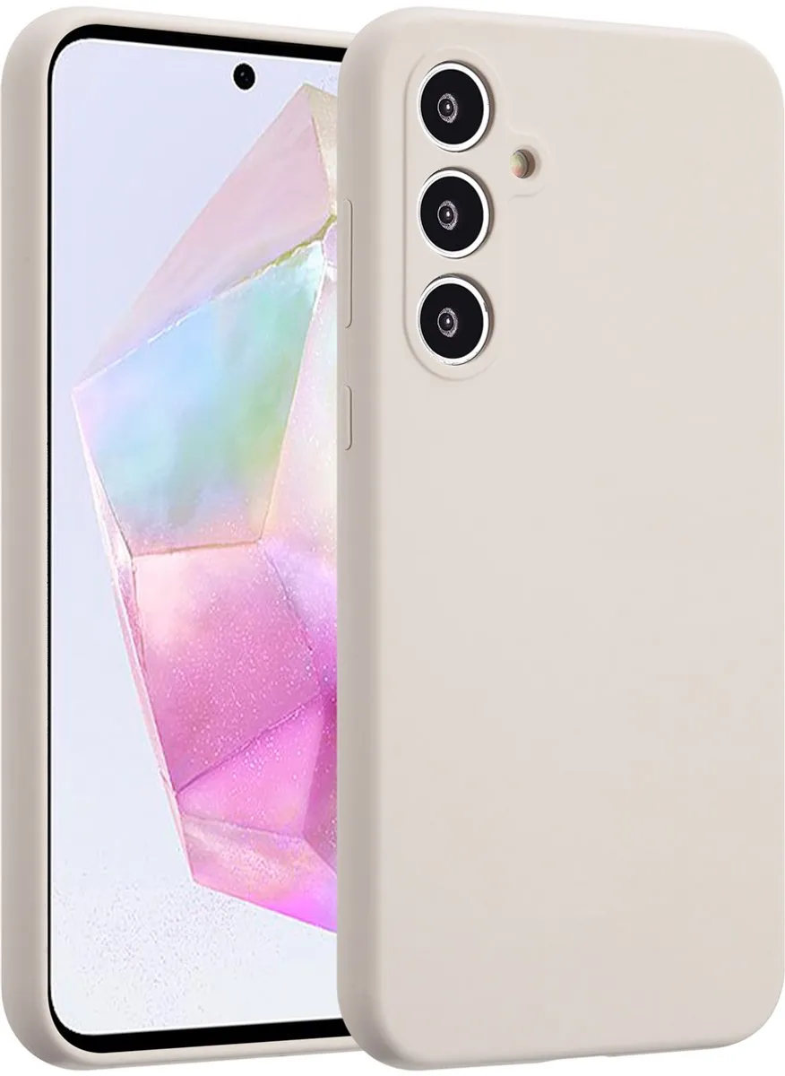 Accezz Hoesje Samsung Galaxy A35 Stone - Beige