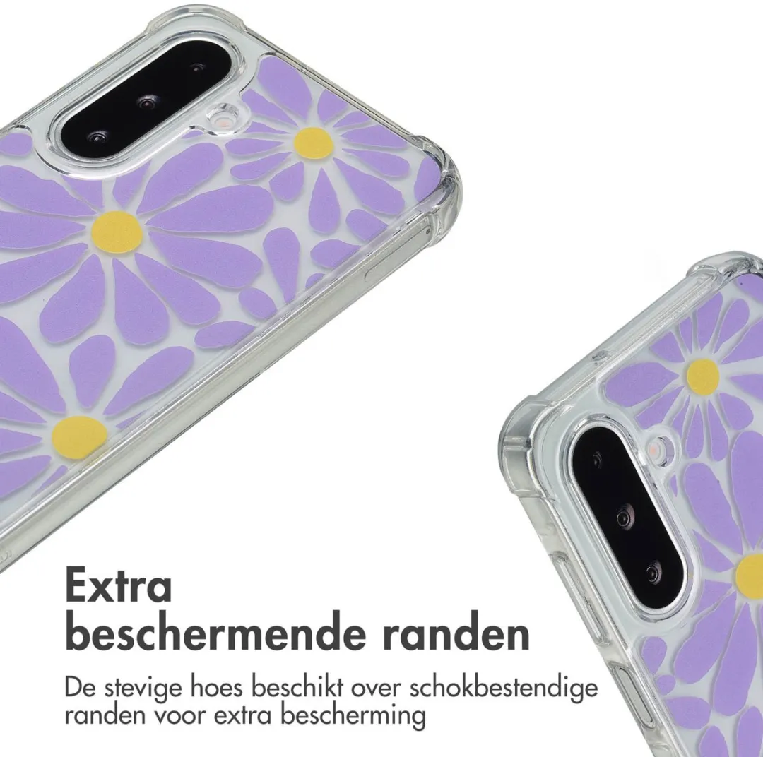 Imoshion Hoesje Samsung Galaxy A26 Tropical Violet Flowers Connect
