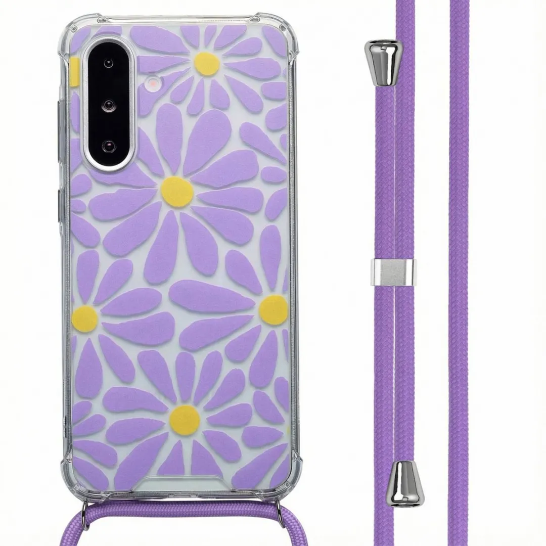 Imoshion Hoesje Samsung Galaxy A26 Tropical Violet Flowers Connect