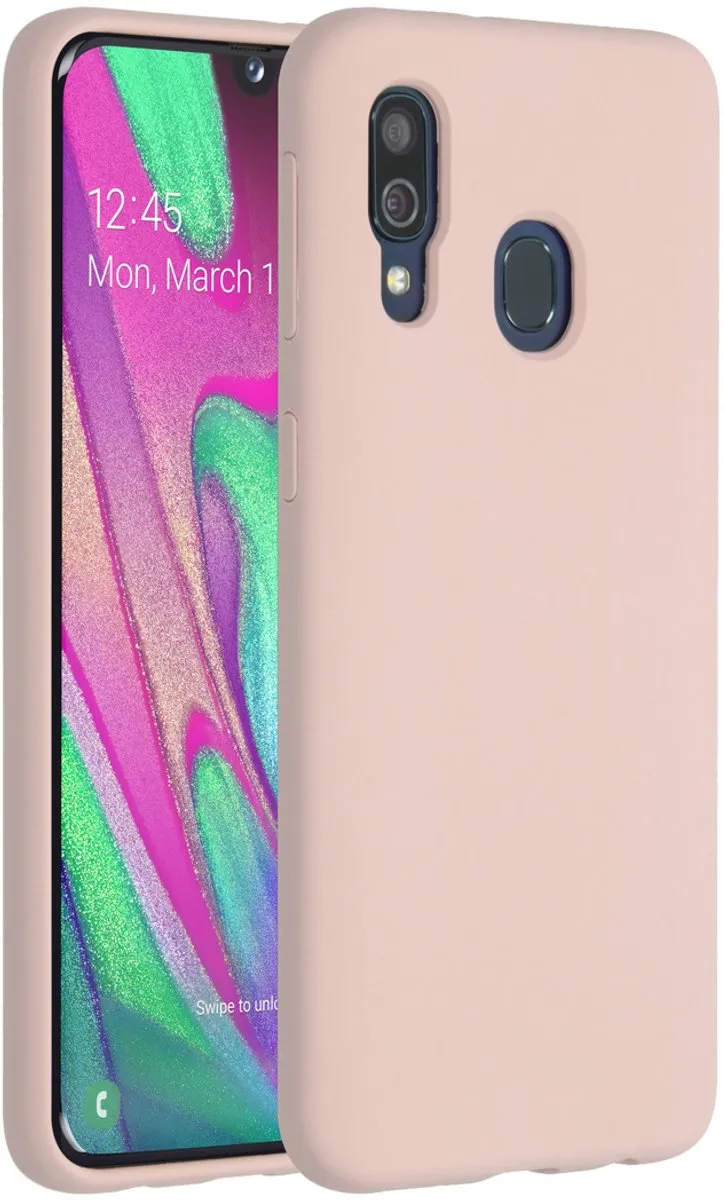 Accezz Hoesje Samsung Galaxy A40 - Roze