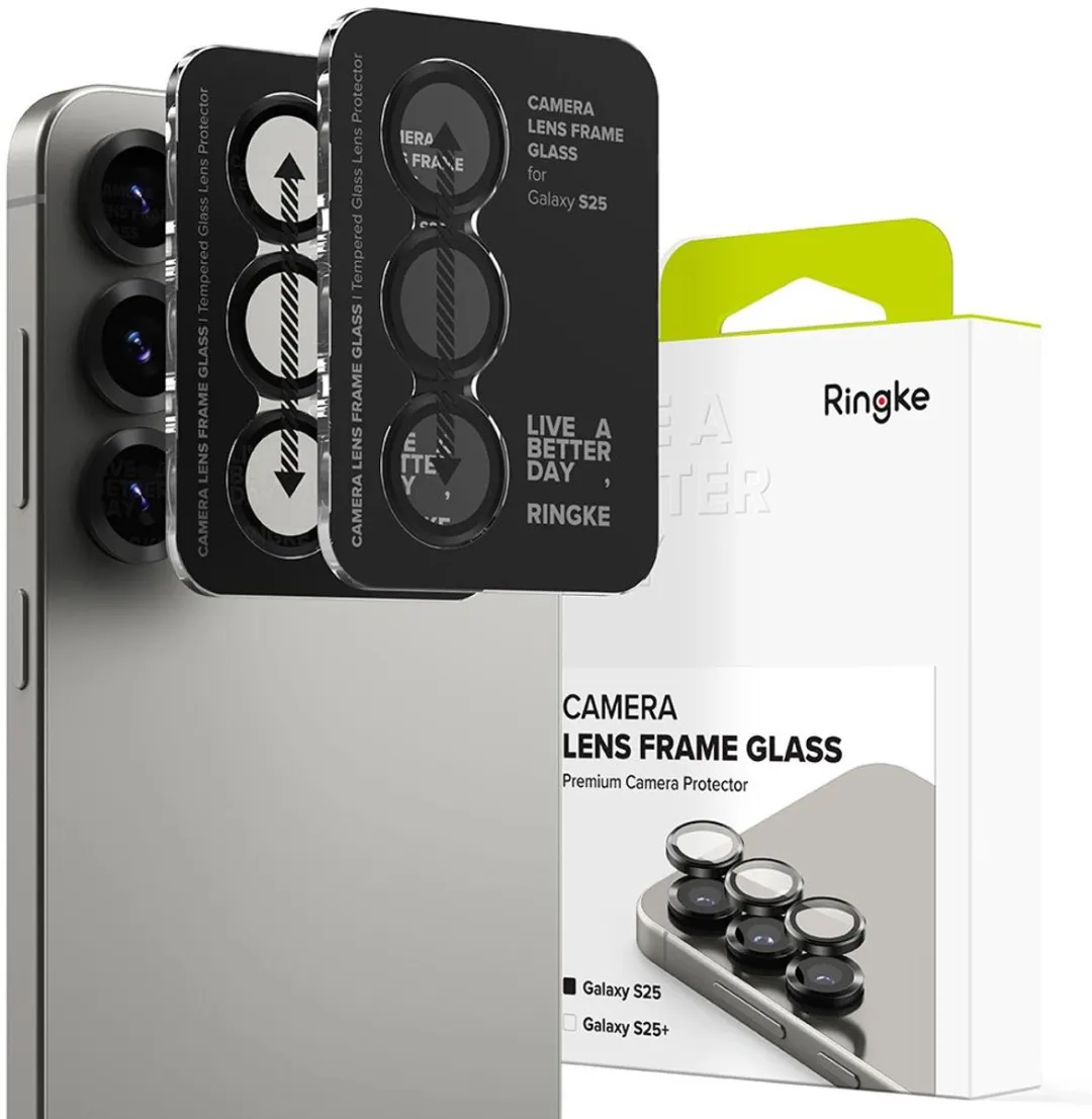 Ringke Frame Glass Camera Beschermer Samsung Galaxy S25