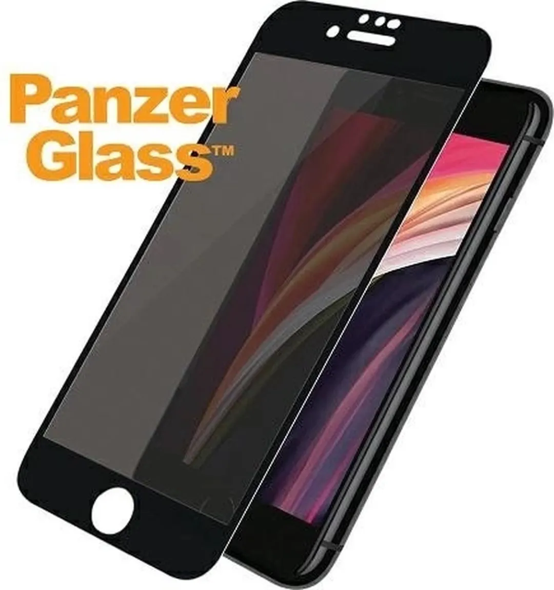 PanzerGlass iPhone SE (2020) Ultra-Clear Glasbeschermer - Zwart
