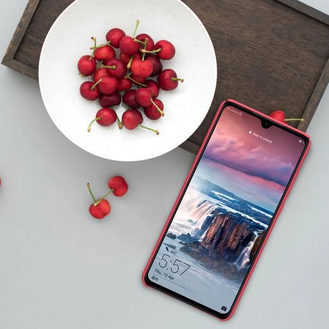 Nillkin Frosted Shield Hoesje Huawei P30 - Rood - afbeelding 4 van 4