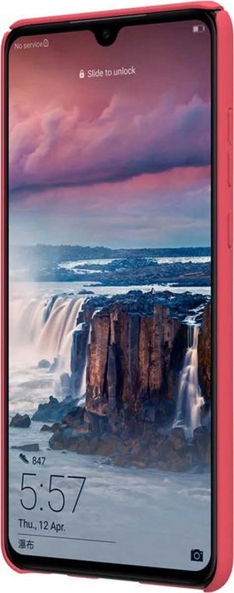 Nillkin Frosted Shield Hoesje Huawei P30 - Rood - afbeelding 3 van 4