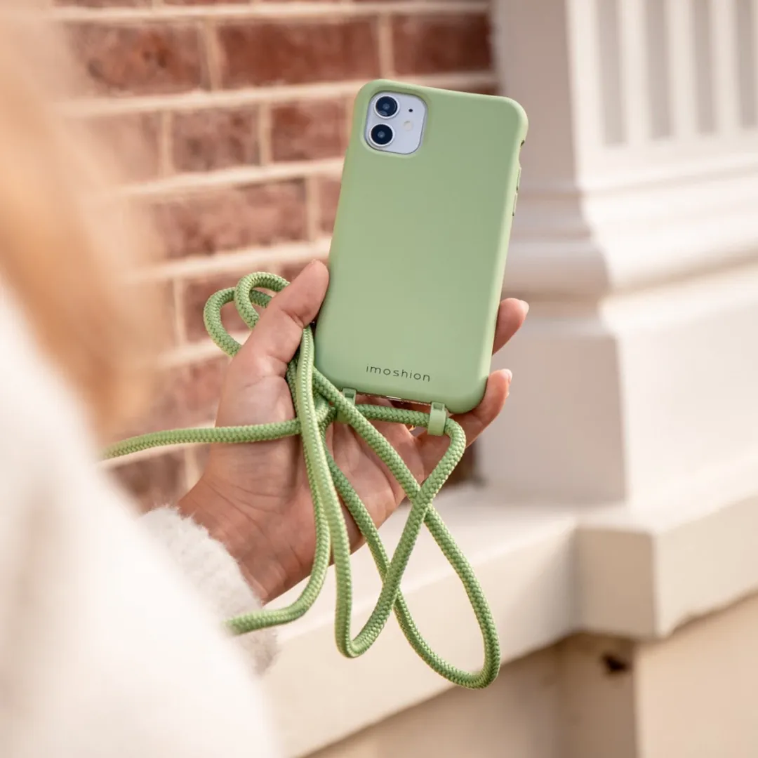Imoshion iPhone Xs Hoesje Groen - met koord