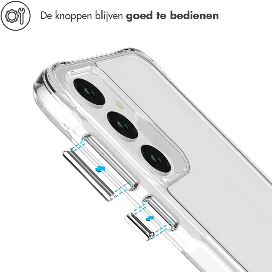 imoshiion Hoesje Samsung Galaxy A55 - Transparant - afbeelding 6 van 6