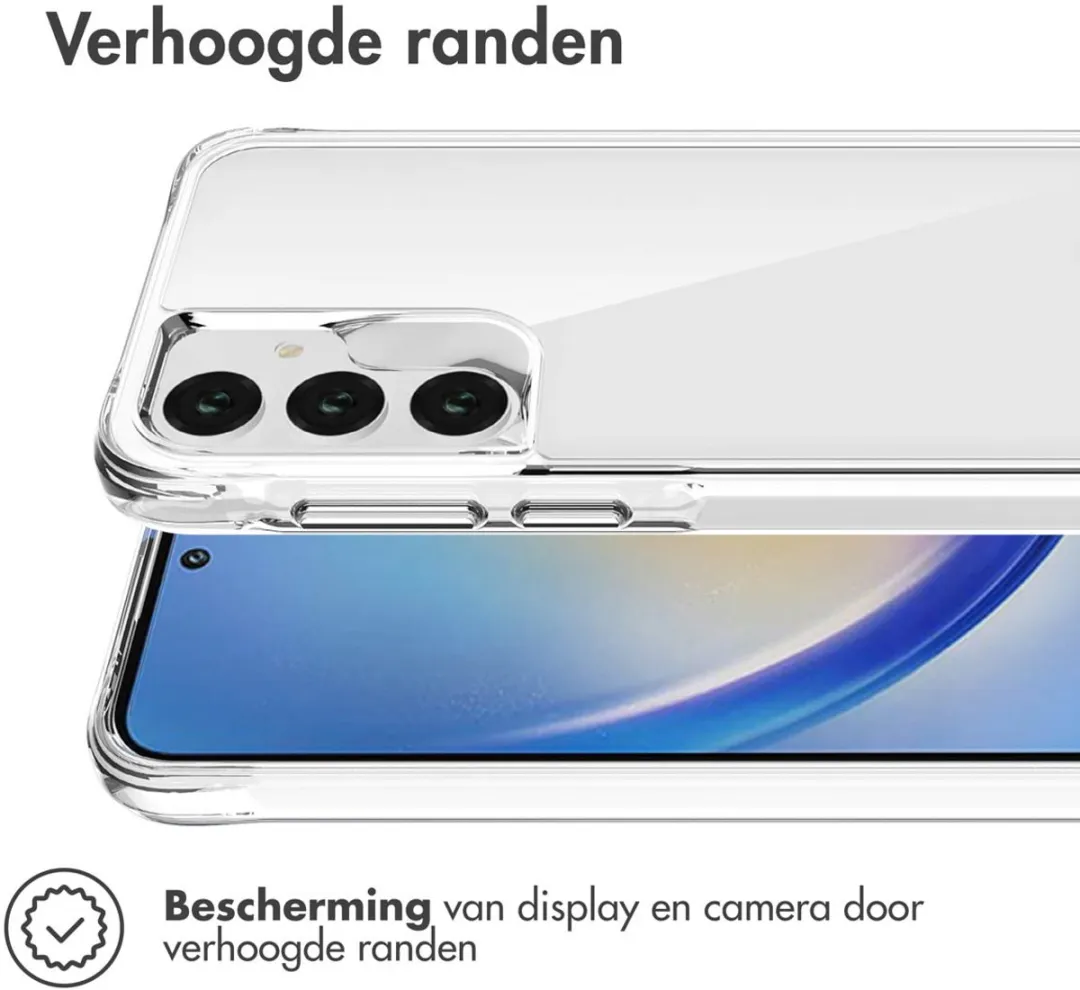 imoshiion Hoesje Samsung Galaxy A55 - Transparant