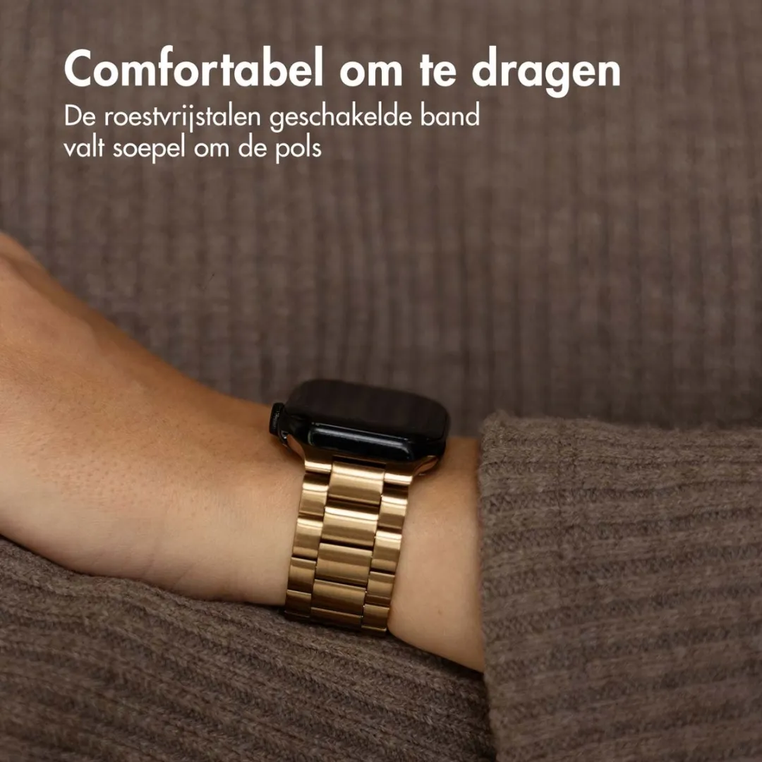 Imoshion Stalen Bandje Apple Watch 44-49mm - Goud