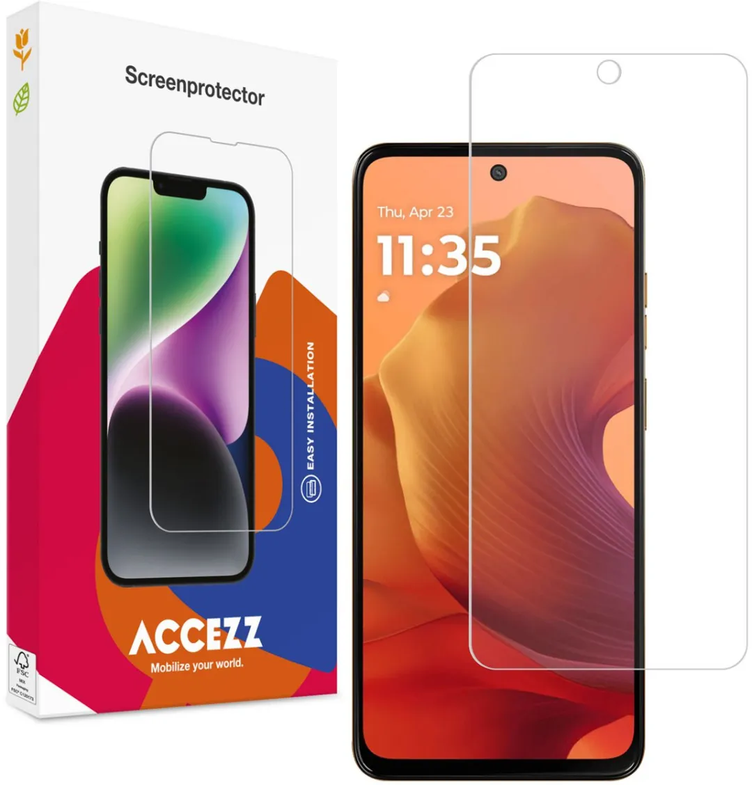 Accezz Screenprotector Motorola Moto G15 - Gehard Glas