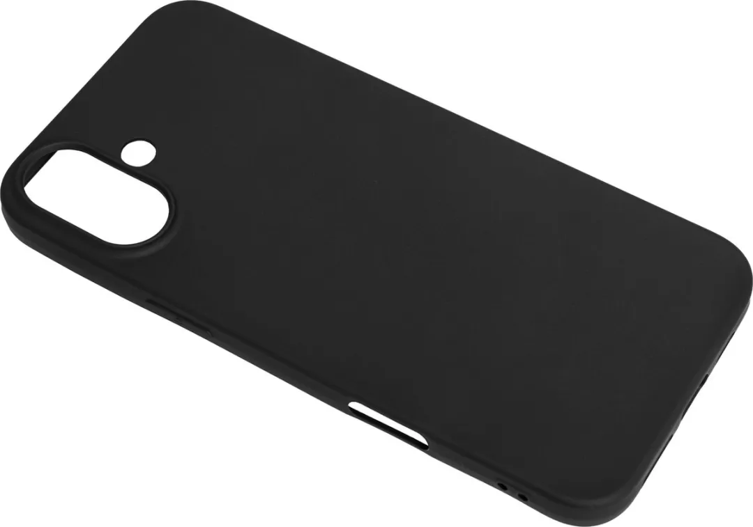 BMAX Siliconen Hoesje iPhone 16 - Zwart