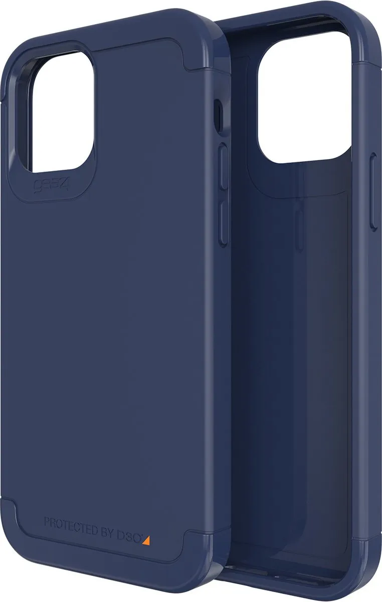Gear4 Wembley D3O Hoesje iPhone 12 Pro - Blauw - afbeelding 6 van 6