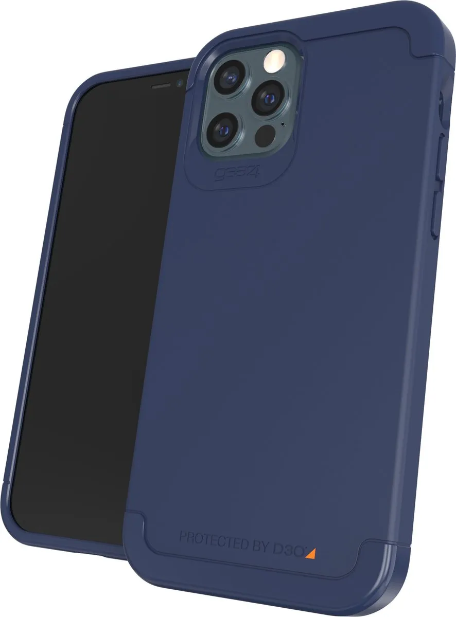 Gear4 Wembley D3O Hoesje iPhone 12 Pro - Blauw