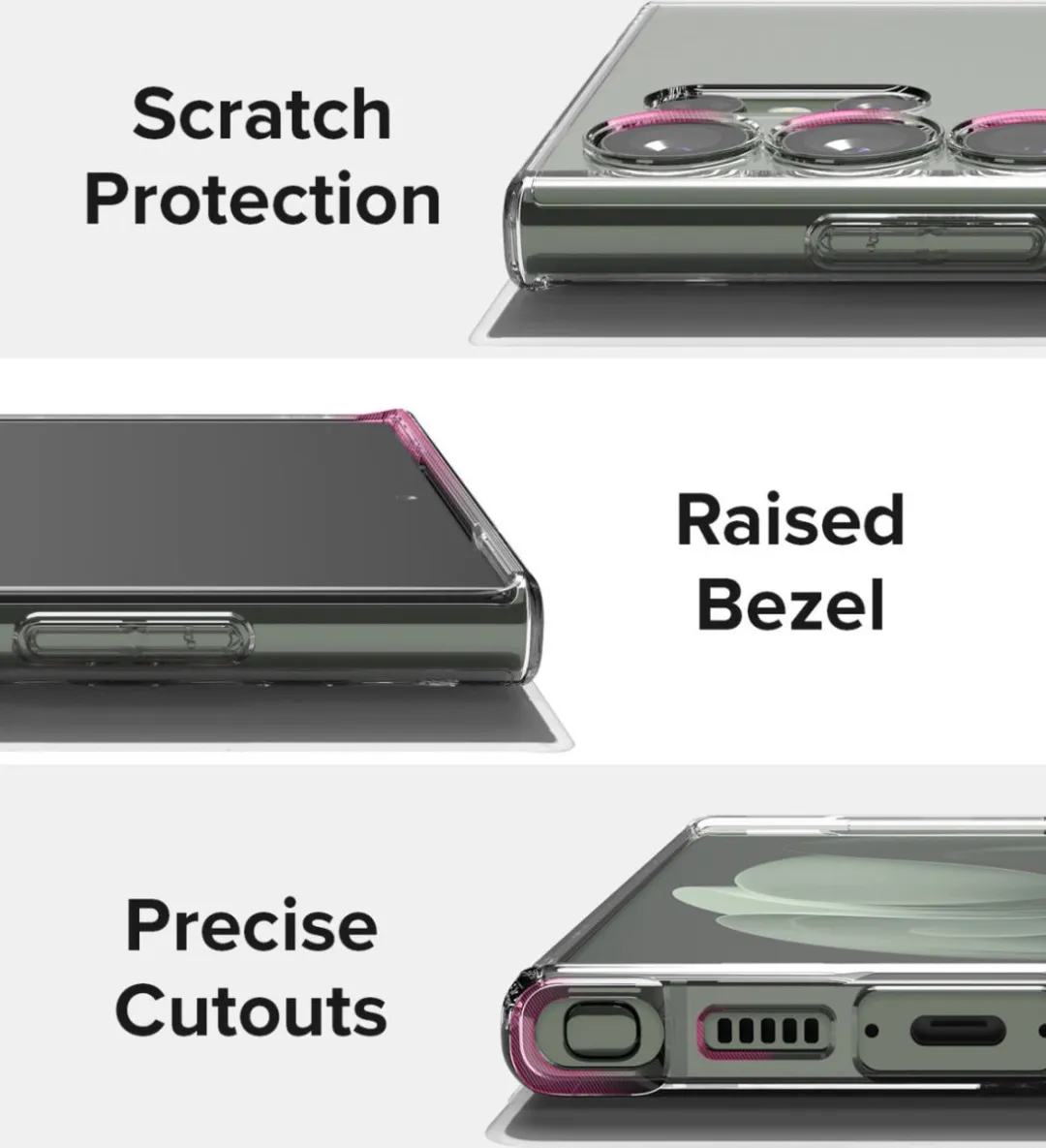 Ringke Air Flexibel TPU Hoesje Transparant - Samsung Galaxy S23 Ultra
