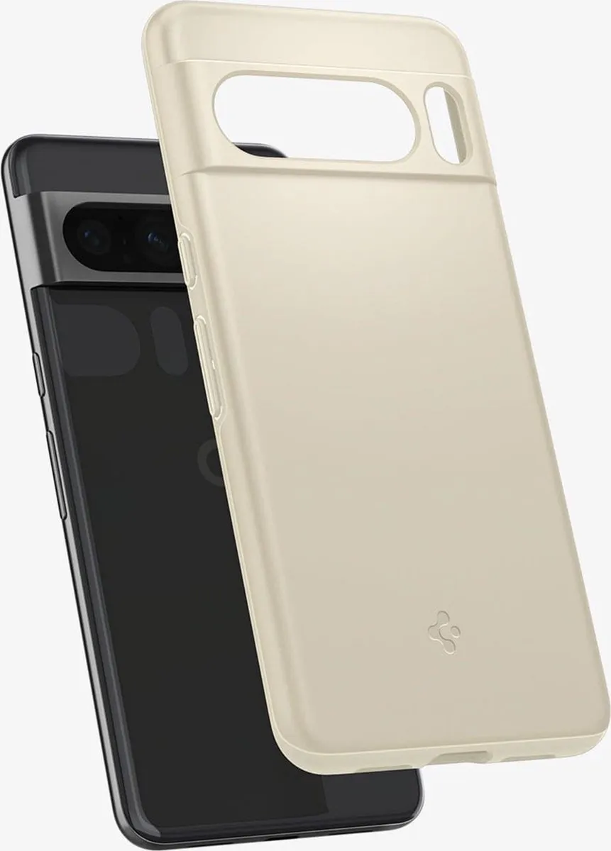Spigen Thin Fit Hoesje ACS06328 Google Pixel 8 Pro - Beige - afbeelding 6 van 6