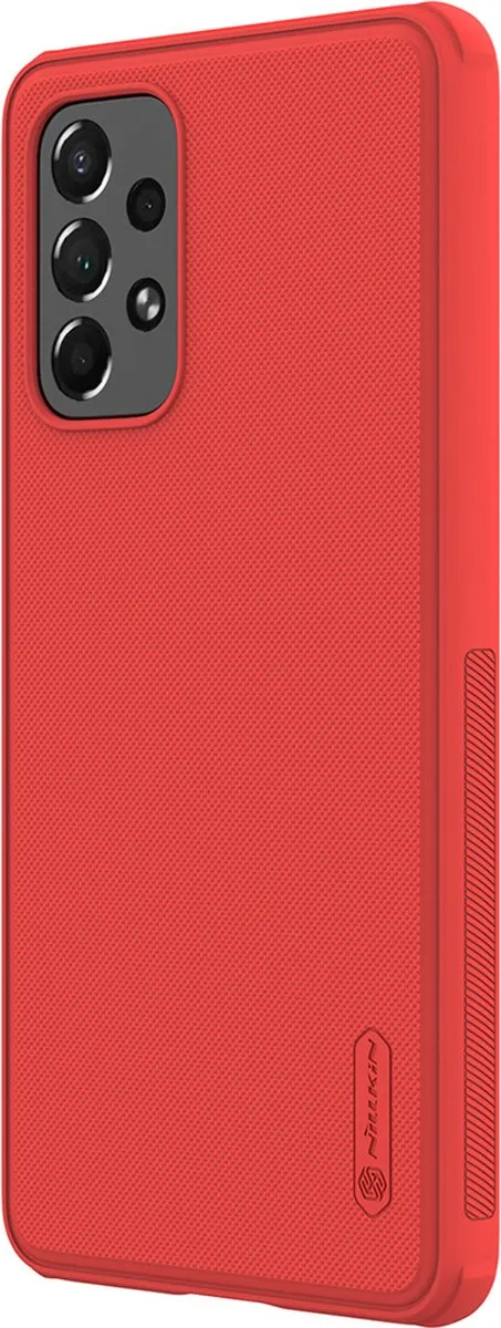 Nillkin Frosted Shield Pro Hoesje Samsung Galaxy A73 - Rood - afbeelding 3 van 6