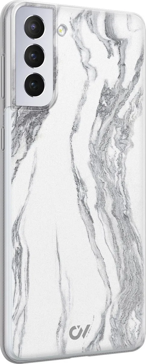 Casevibes Hoesje Samsung Galaxy S21+ S/S21+/UV/032 - Marble Ivory