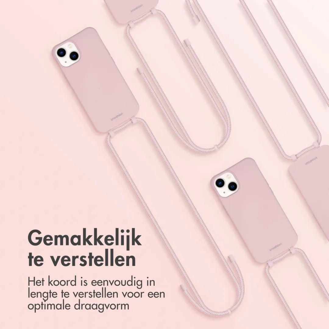 Imoshion Hoesje iPhone 14 Roze - Backcover met koord