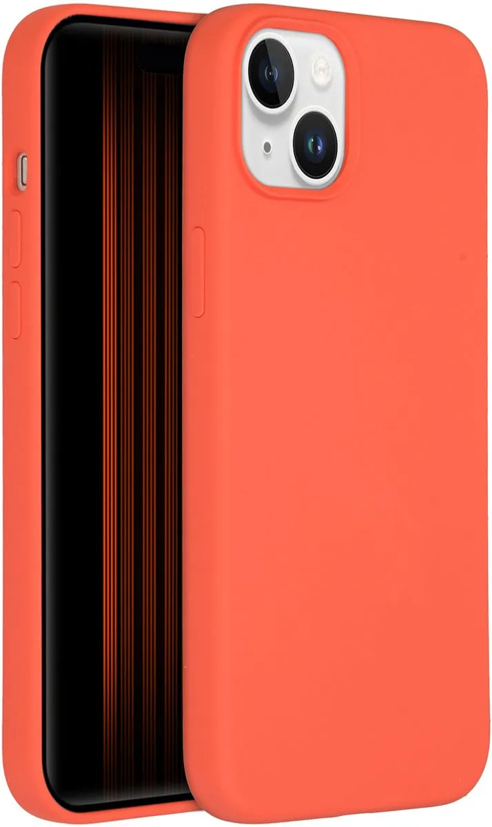Accezz iPhone 15 Plus Hoesje - Nectarine - MagSafe