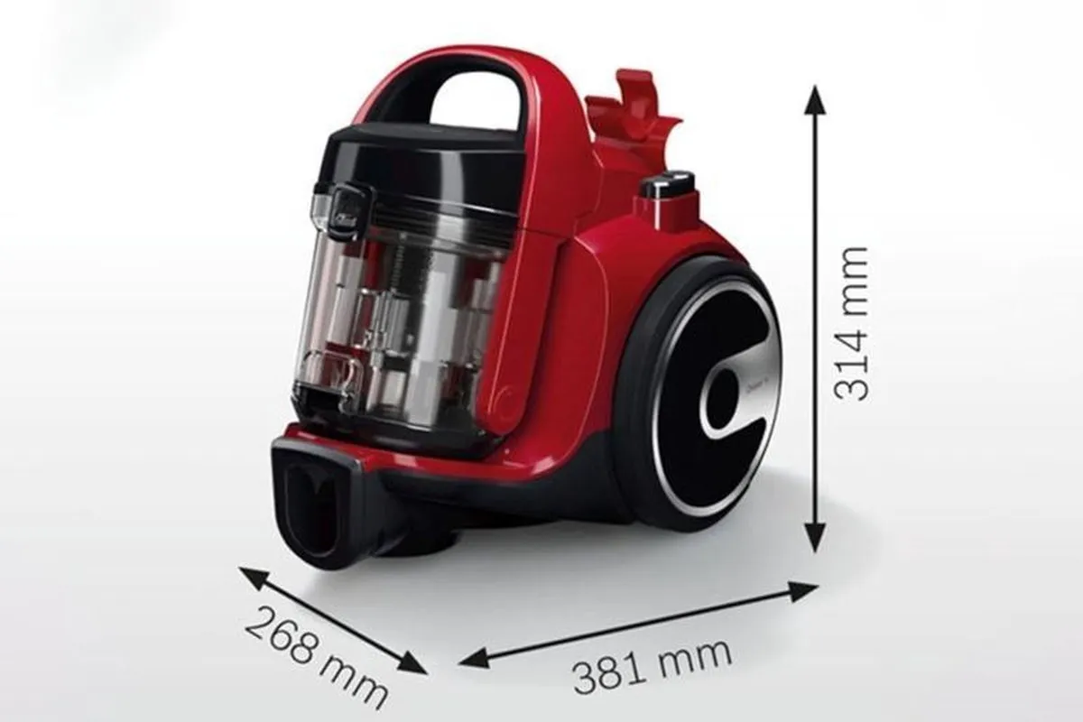 Bosch BGC05A322 Serie 2 Cilinderstofzuiger - 700W - 1,5L - Rood - afbeelding 5 van 6