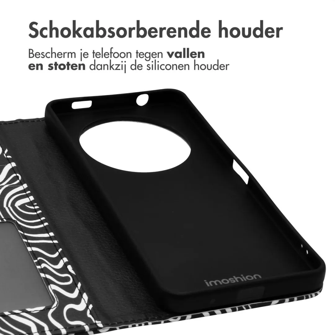 Imoshion Hoesje Xiaomi Redmi A3 - 3 Pasjes - Black And White - afbeelding 6 van 6